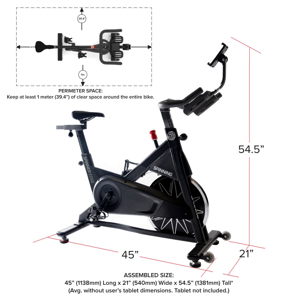 Bicicleta Spinner® conectada Edge